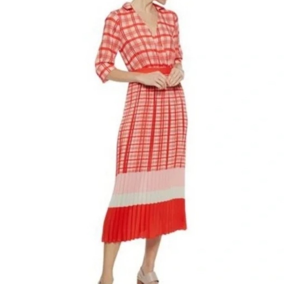 Iris and Ink pleated dress - Picture 1 of 6